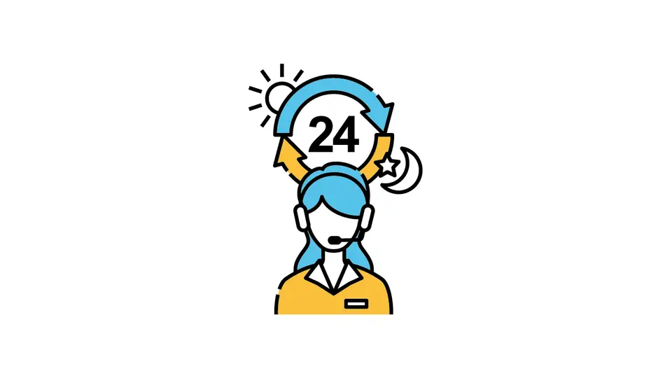 24時間対応サポート
