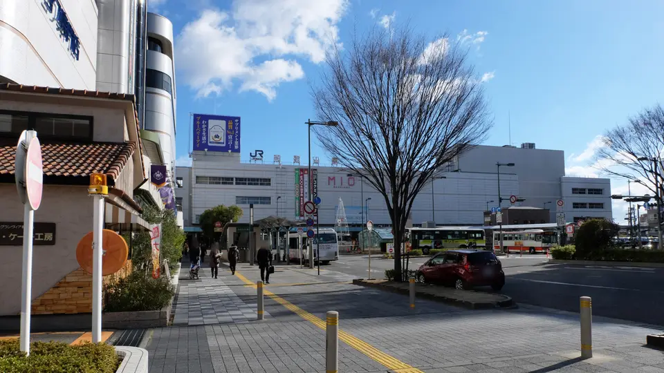 和歌山駅前歩道とけやき大通り・駅舎・街並