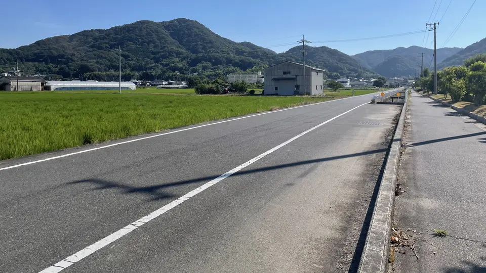 田舎道（岡山県）